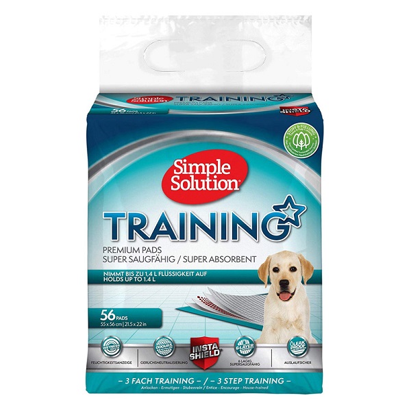 Simple Solution Premium Dog and Puppy Training Pads – 56 Pads Price in Doha Qatar