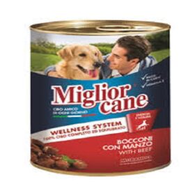 Miglor Chunks Beef Dog Wet Food, Multi-Colour, 405g Price in Doha Qatar