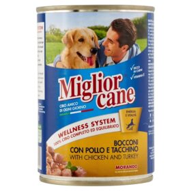 Miglor Chunks Chicken Dog Wet Food, Multi-Colour, 405g Price in Doha Qatar
