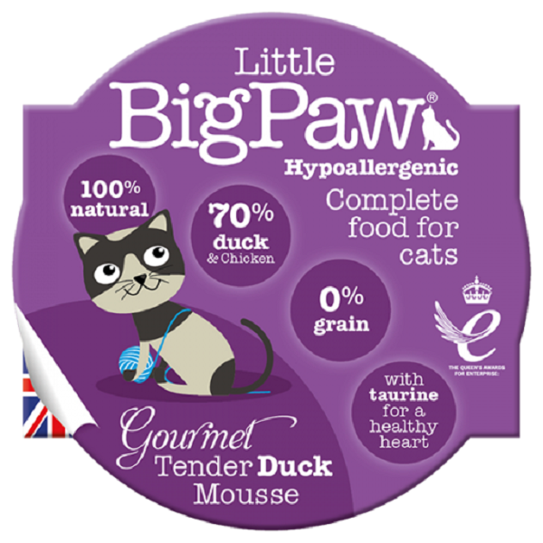 Little Big Paw Cat Gourmet Duck Mousse (85g) Price in Doha Qatar