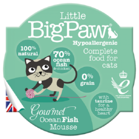 Little Big Paw Cat Gourmet Fish Mousse (85g) Price in Doha Qatar