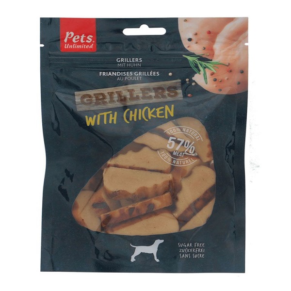 Pets Unlimited Grillers With Chicken (100 G) Price in Doha Qatar