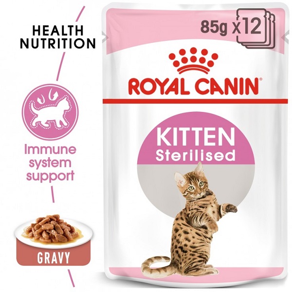 Royal Canin – Kitten Sterilised In Gravy 12x85g Price in Doha Qatar
