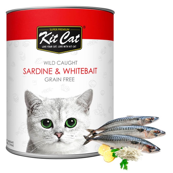 Kit Cat Sardine & Whitebait (400g) Wet Food For Cats Price in Doha Qatar