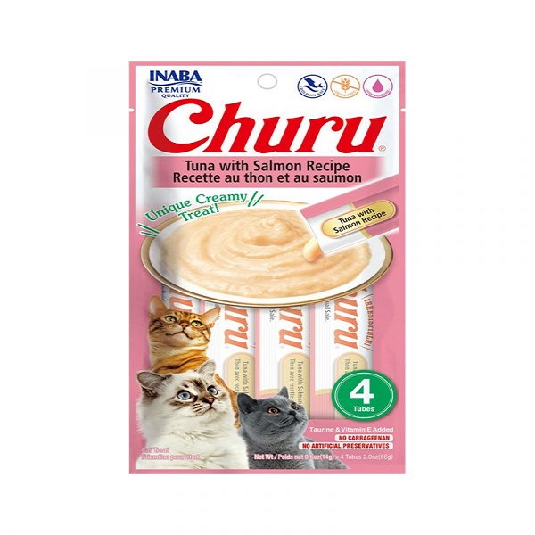 Inaba – Churu Tuna With Salmon Recipe 4PCS/PK 56g Price in Doha Qatar