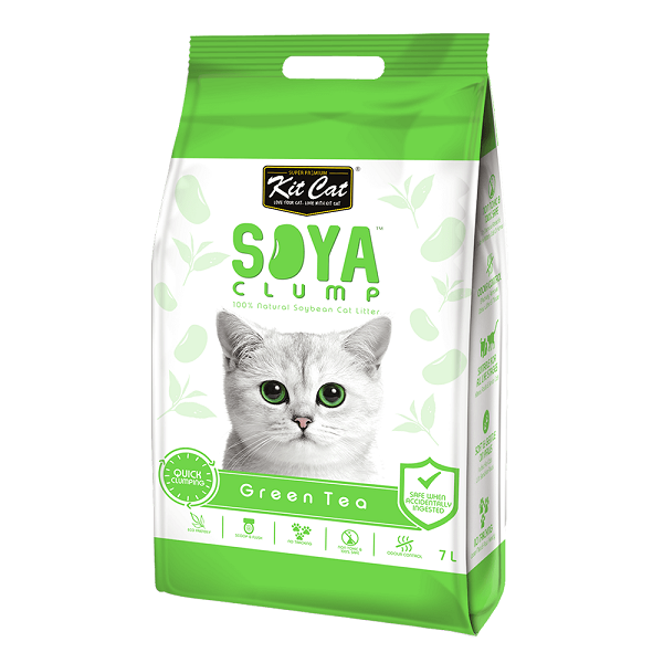 Kit Cat Soya Clump Soybean Litter – Green Tea 7L Price in Doha Qatar