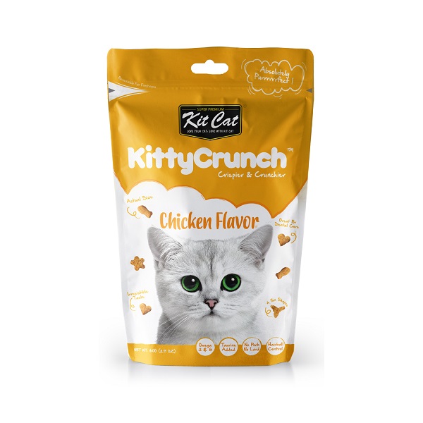 Kit Cat Kitty Crunch Chicken Flavor (60g) Price in Doha Qatar