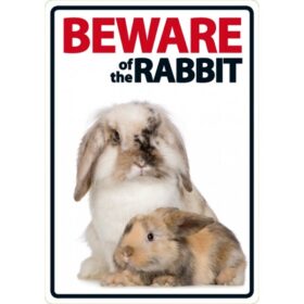 Beware Of The Rabbit Sign  Price in Doha Qatar